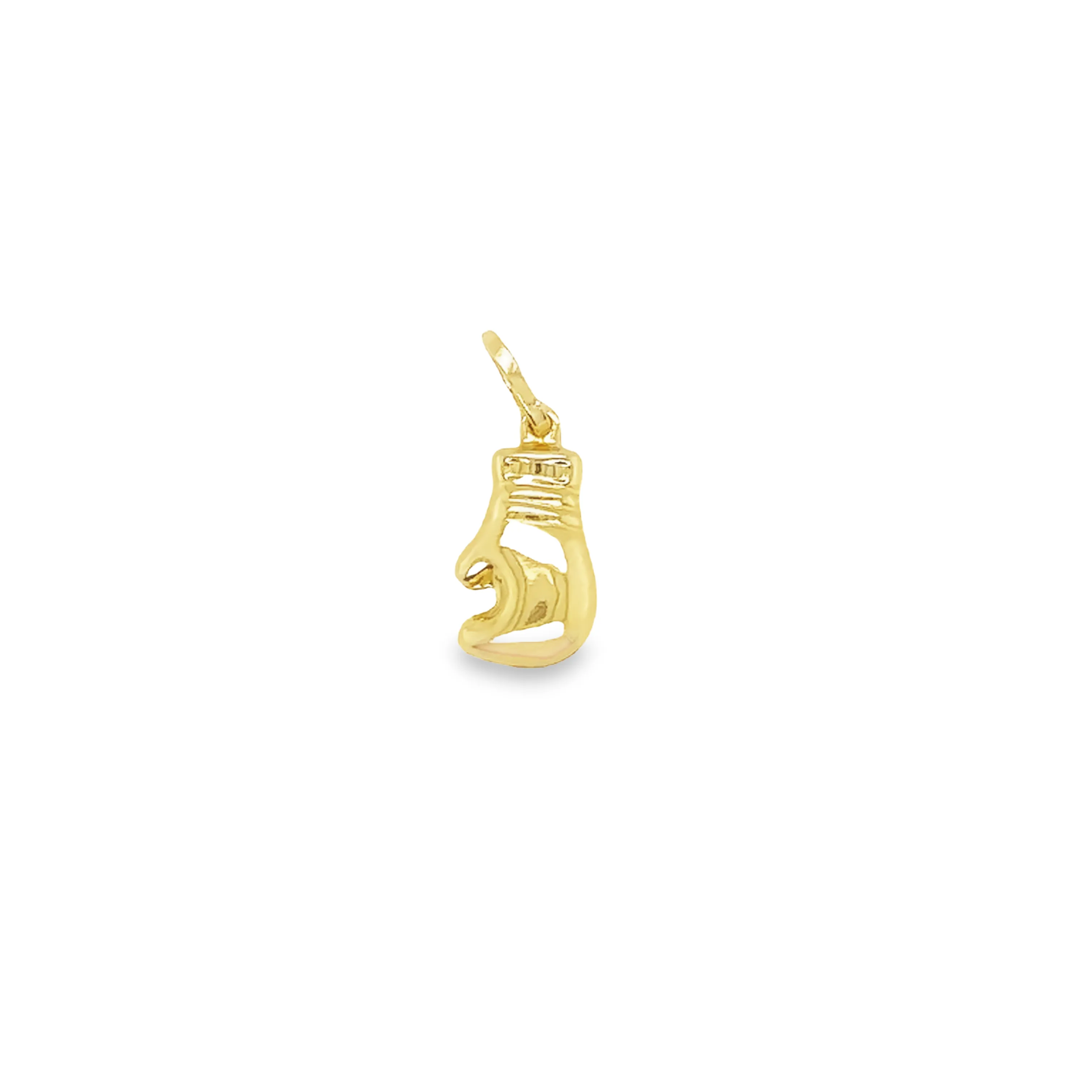 14K Yellow Gold Boxing Glove Pendant