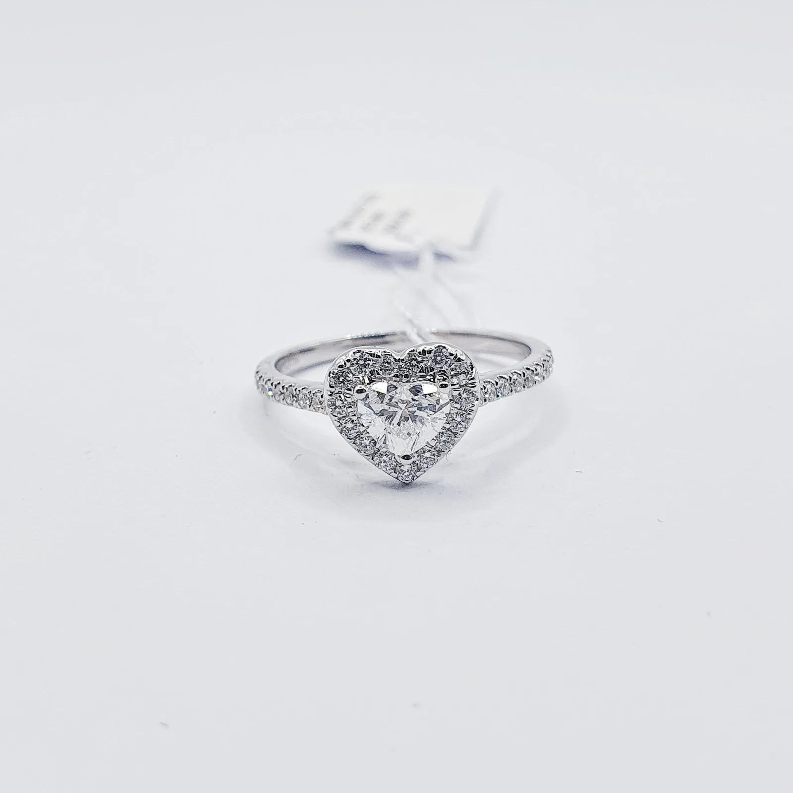 .70ctw Heart Diamond Ring /Engagement Ring 18K White Gold