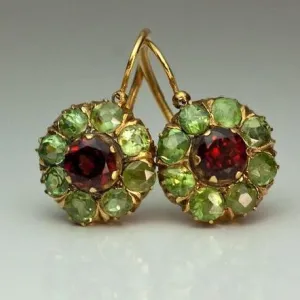 Anna- Unique Vintage Crystal Earrings