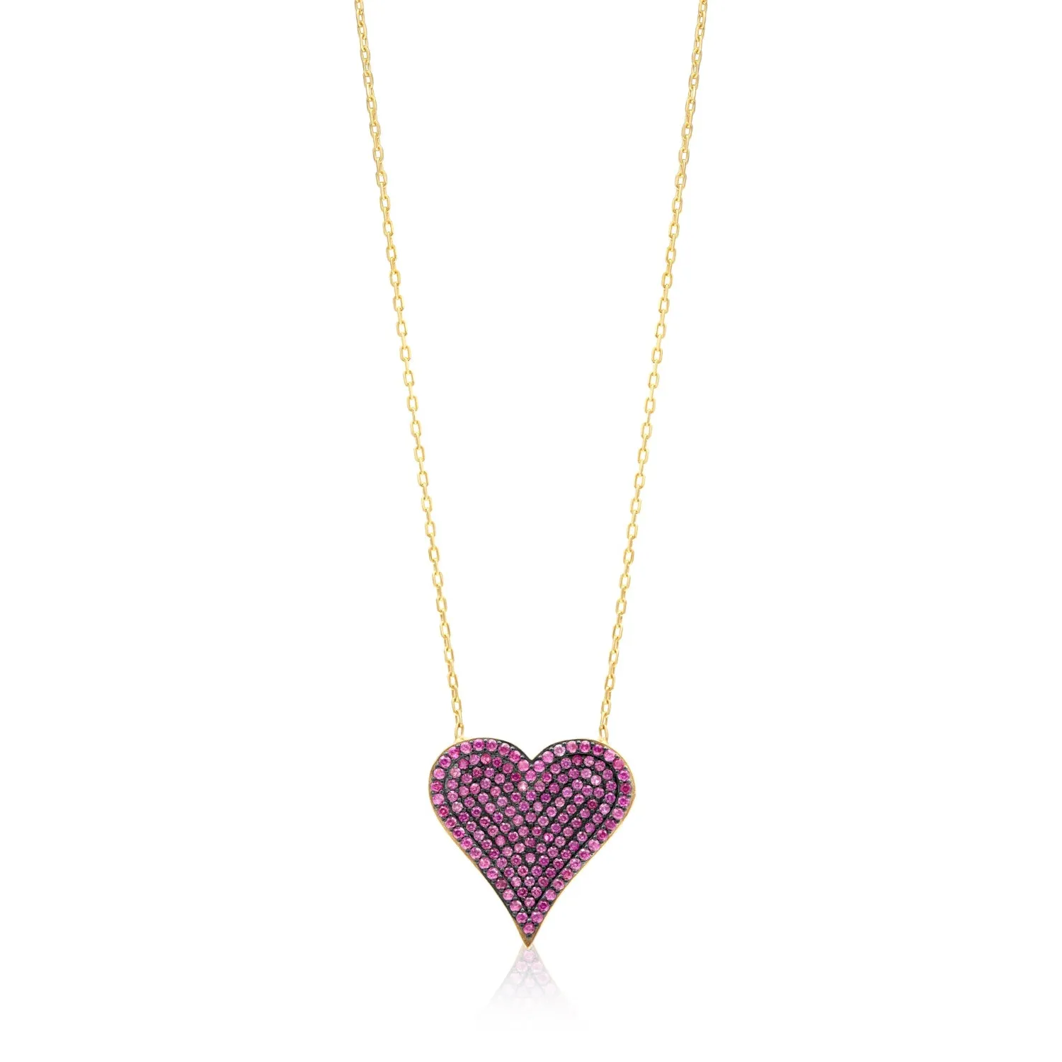 Contour Pave Heart