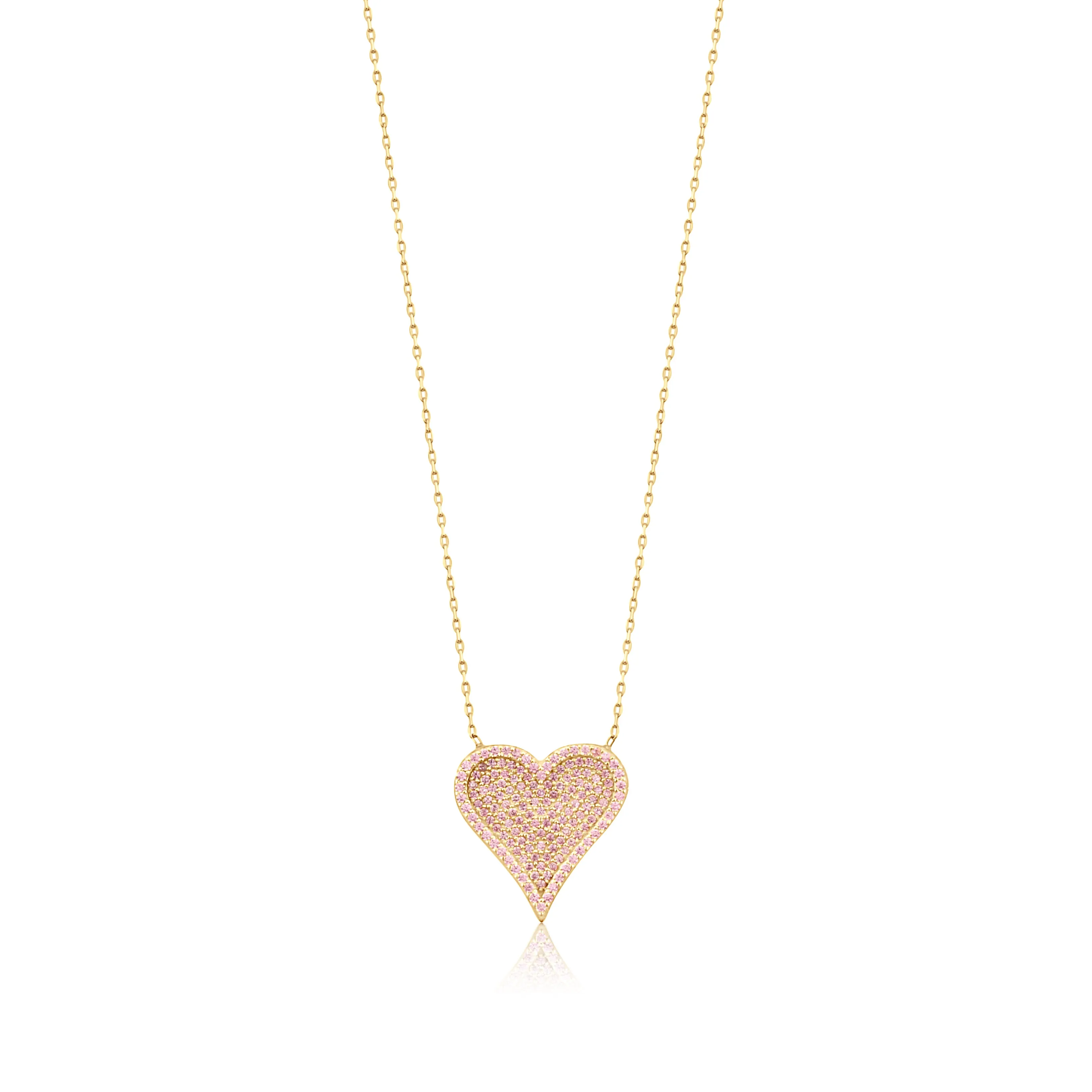 Contour Pave Heart