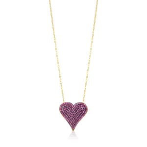 Contour Pave Heart