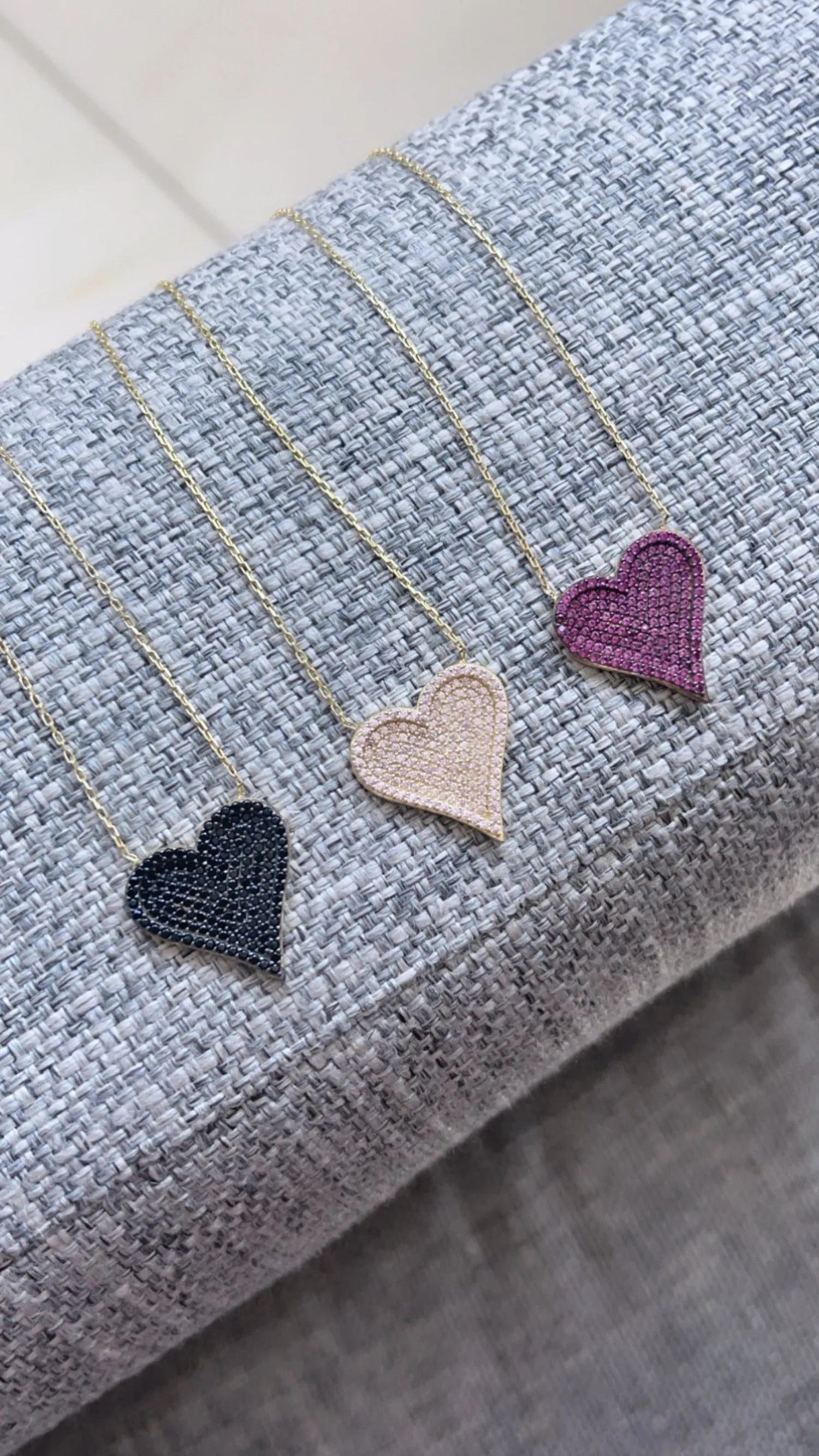 Contour Pave Heart