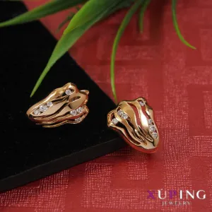 Gold Plated Unique Designed Xuping Earring