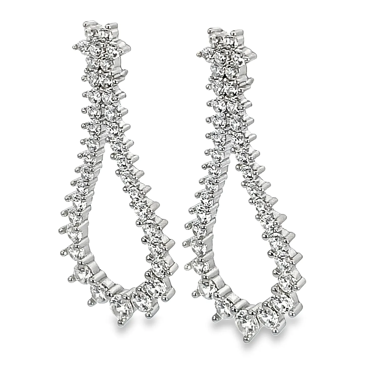Pear Shaped Drop Earrings