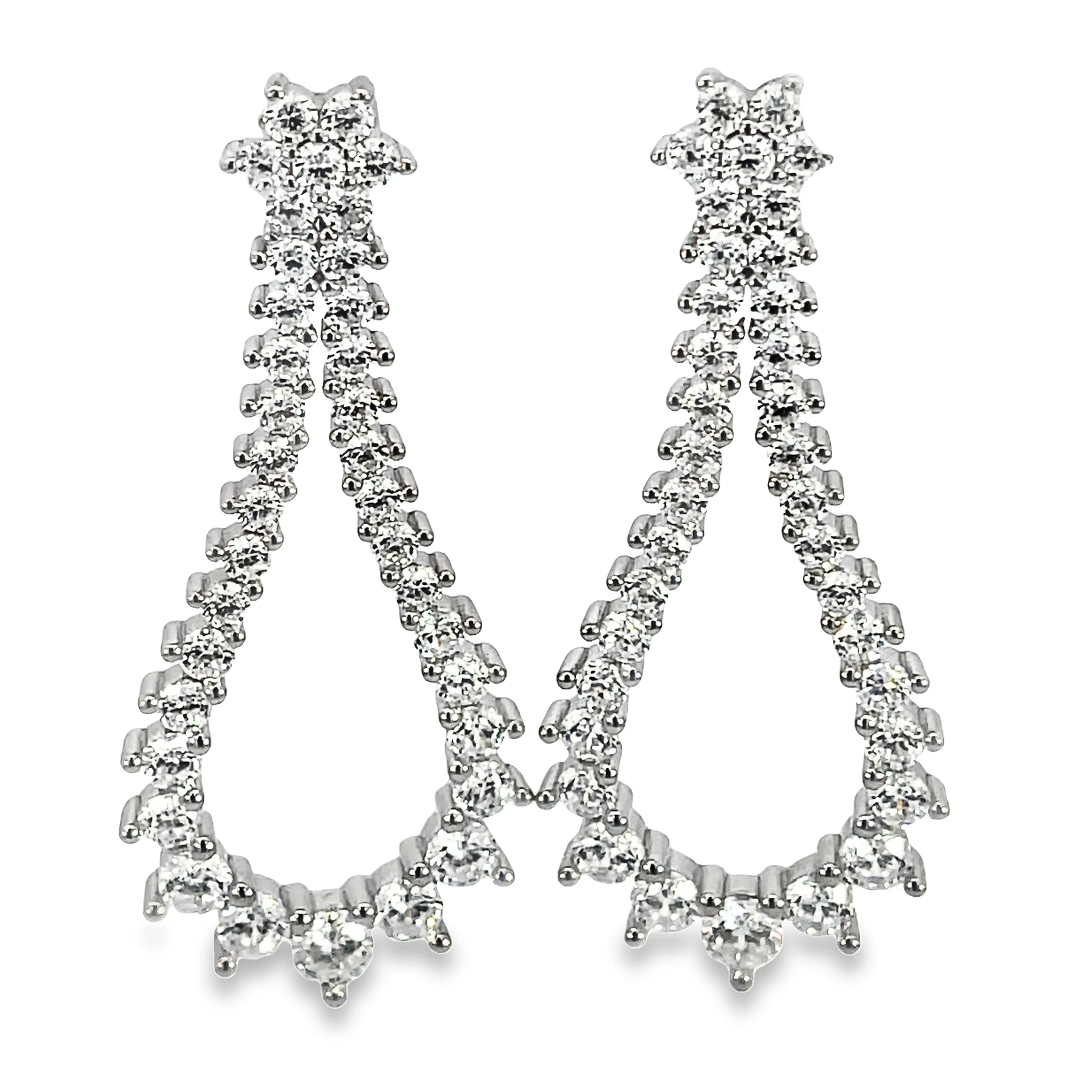 Pear Shaped Drop Earrings