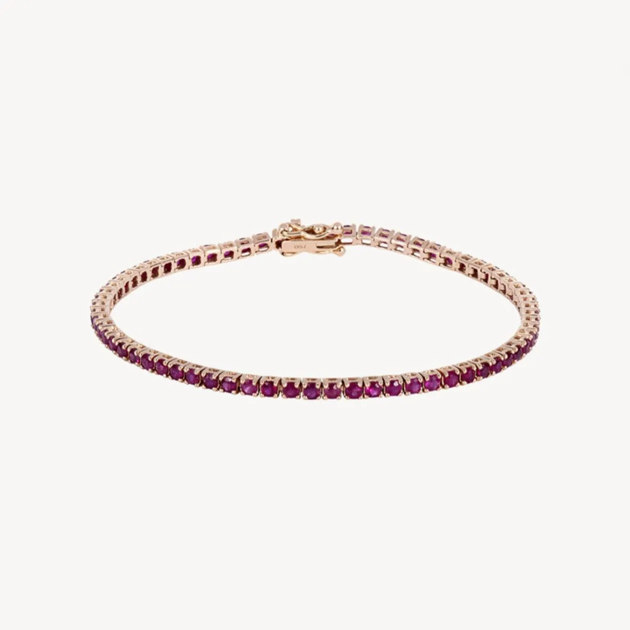 Ruby Tennis Bracelet