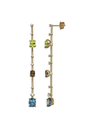 Rugiada Pietre Dangling Earrings