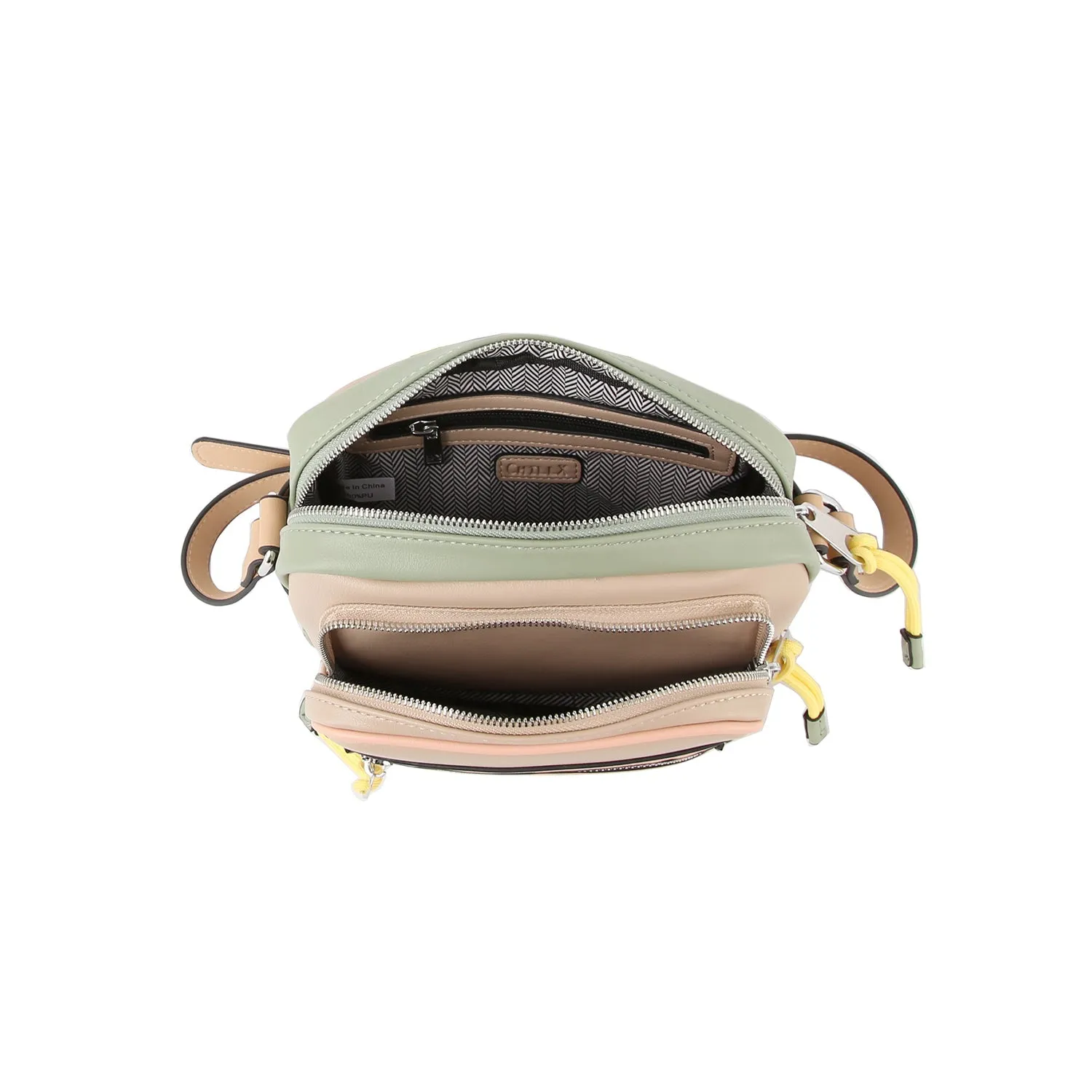 Unique colorful travel crossbody bag