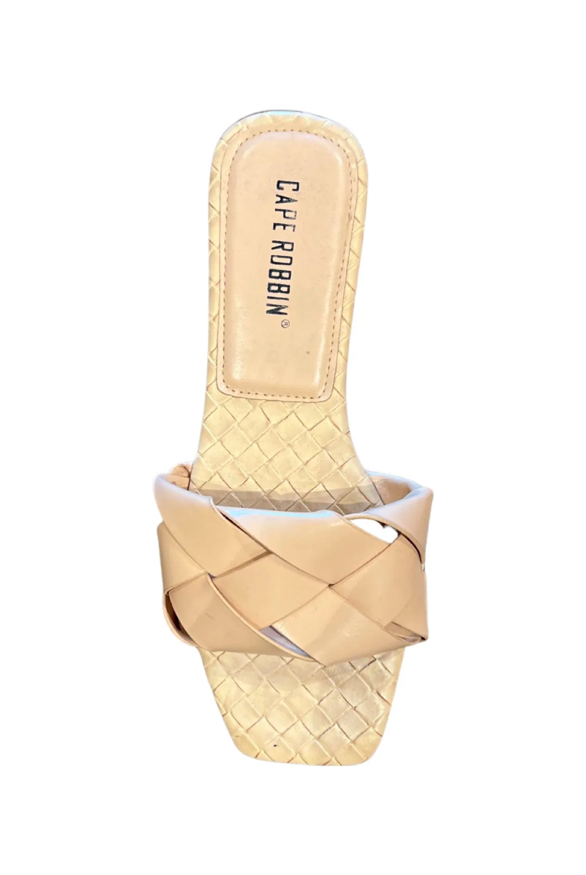 Unique....Braided Medium Size Flap Slides